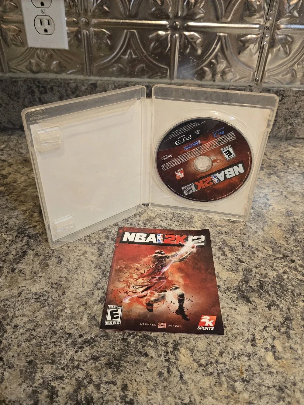NBA 2K12 (Sony PlayStation 3, 2012) PS3 Michael Jordan 23 Tested
